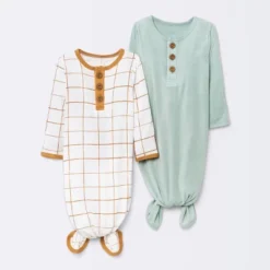 Baby 2pk Modal NightGown - Cloud Island™ Blue -Cloud Island GUEST 1092f748 b540 4833 9ad0 3d4b8e1d8adc