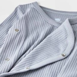 Baby Boys' 3pk Side Snap Long Sleeve Bodysuit - Cloud Island™ Gray -Cloud Island GUEST 148ab3bd 0103 4e93 81ac 4b09b2481733