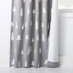 Blackout Curtain Panel Trees - Cloud Island Gray -Cloud Island GUEST 22582301 9f26 419e 896e 88f3bc1f911f