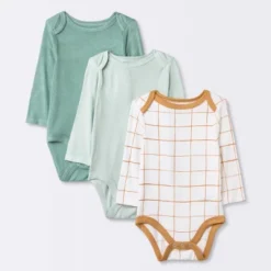 Baby 3pk Modal Bodysuit - Cloud Island™ Mint Green -Cloud Island GUEST 24440de9 7646 4b01 99a5 5471b32e3cbd