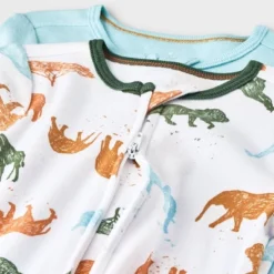 Baby Boys' 2pk Safari Animals Zip Romper - Cloud Island™ -Cloud Island GUEST 3e8bad03 7c62 4a2c b4a8 2a21ace0412b