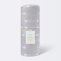 Plush Velboa Baby Blanket Arrows - Cloud Island™ Gray -Cloud Island GUEST 4c858ce8 bd80 4e1a aa02 f98ff2e5ca06