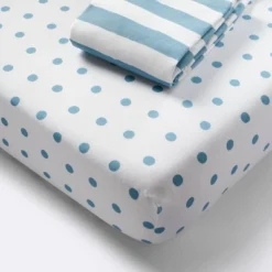 Crib Bedding Set - Blue - 4pc - Cloud Island™ -Cloud Island GUEST 4cfba8d6 55e1 46cc 889e 187612bbfb93
