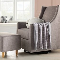 Plush Baby Blanket - Gray Arrows - Cloud Island™