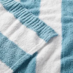 Chenille Stripe Baby Blanket - Blue And White Stripe - Cloud Island™ -Cloud Island GUEST 599b6e5a 2fa1 4fae 8cdc 1829012b64df