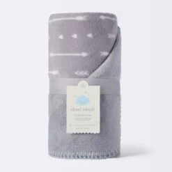 Plush Baby Blanket - Gray Arrows - Cloud Island™ -Cloud Island GUEST 6a4f9aea 8785 4fe2 87f0 7477c2a902f9