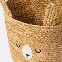 Braided Water Hyacinth Medium Round Storage Basket - Rabbit - Cloud Island™ 4 Braided Water Hyacinth Medium Round Storage Basket - Rabbit - Cloud Island™ -Cloud Island GUEST a2b5ba71 01ad 48db 89aa 3bb10536a504