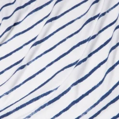 Polyester Rayon Jersey Fitted Crib Sheet - Cloud Island™ Navy Blue Vertical Stripe -Cloud Island GUEST a2f61f83 d11f 4963 9699 81ba9d63c768