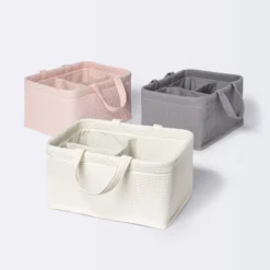 Waffle Weave Rectangular Diaper Caddy With Handles - Cloud Island™ -Cloud Island GUEST a4234a2c d241 4e72 9c60 92ba4cb9df3b