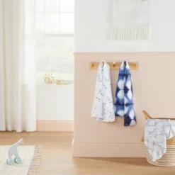 Muslin Swaddle Blankets Starry Slumber 3pk - Cloud Island™ Blue