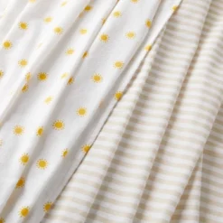 Flannel Swaddle Baby Blankets - Yellow Sun And Stripe - 2pk - Cloud Island™ -Cloud Island GUEST b7f4122e 3730 4d4a 9f15 64949a18194f