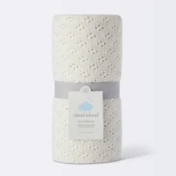 Seed Stitch Pointelle Baby Blanket - Cream - Cloud Island™ -Cloud Island GUEST da5df995 ab8b 45b5 8101 3afcf6a48e1a