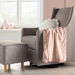 Faux Fur With Channel Craving Baby Blanket - Cloud Island™ - Pink